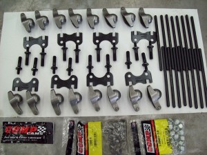 These are all the parts you will kit in the Comp Cams adjustable valve conversion kit for the Chrysler Magnum heads.