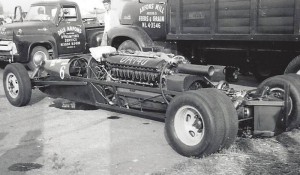 This is one of Art Arfons’ dragsters, an Allison-powered machine.