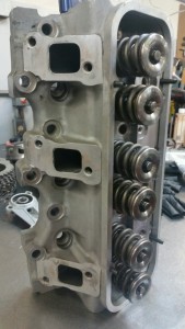 Because of the limited number of  performance cylinder heads available, Dave Arce and team develop their own designs from OEM castings.
