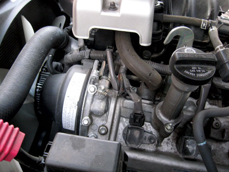 oil leaks at the front of the engine could lead to major removal if the leak is at the cam seals on vvt-i models.