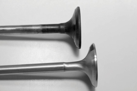 Exhaust valves are typically made of 21-4N, 23-8N for many performance applications. These materials are austenitic, nitrogen-bearing chrome-nickel alloys possessing excellent high temperature strength, hardness and corrosion resistance to combustion products.