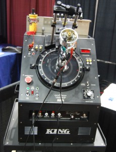 The King Distributor Tester is a modern version of the classic machines made by King Electronics Co., LLC, of Moorpark, CA.  (www.4king.com)