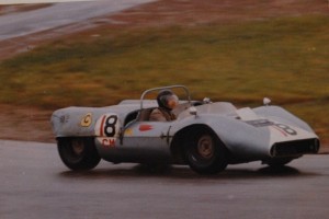 One of the many sports racing cars that Russell built and drove.