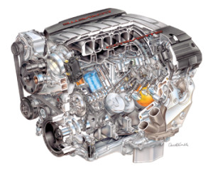 2014 Corvette LT1 engine