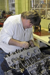 Gregg Montgomery builds a Boss 429 engine.