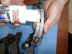 All bearings and components were coated with assembly lube prior to installation.