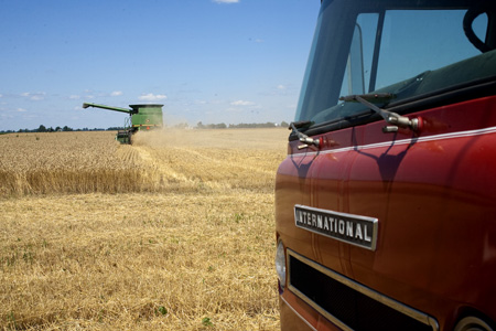 Trucks may only be used during harvest and maybe planting season. Most probably put less than 1,000 miles a year on them. They may look rough, but they will be mechanically sound with help from a shop like yours.