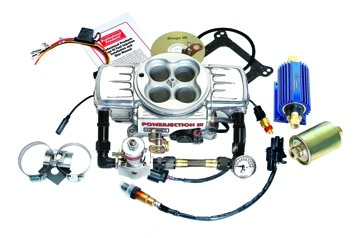 professional products offers a complete line of efi systems including the powerjection ii port system with kits for small and big block chevy, small block ford including 351w, pontiac and olds. they also produce the powerjection iii which is a throttle body style efi which has the unique feature of mounting a miniaturized computer and the map sensor directly on the throttle body. this eliminates 85% of the typical harnessing and vastly simplifies installation. however, despite its simplicity, this is a full featured system. all systems feature 
