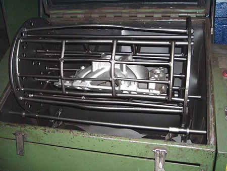 Though thermal cleaning uses heat rather than chemicals or blast media to burn off grease and grime, parts still have to be cleaned after they come out of the oven 