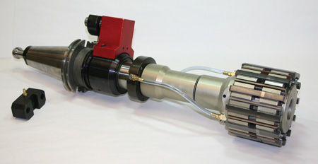 the cnc system, a rapidly evolving machining technology, is now surpassing conventional honing as the preferred process for finishing the inside diameter of a part. parts such as this cnc hone head and air gauge tool from bates technology allows for the smooth flow of processing workpieces from one operation to another, eliminating the wait time or need for handling between operations typical of transfer lines.