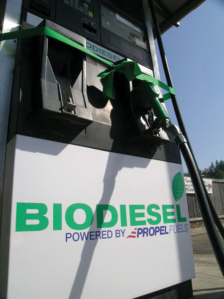 bio-diesel is often used as a fuel for compression ignition engines and can be made from different types of oils: plant oils (soybean, cottonseed, or canola), recycled cooking greases, oils or animal fat. 