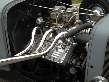 the iconic rat rod motor is the ford/merc flathead. lots of reproduction parts and speed equipment are available. this one has the exhaust rerouted 
</p>
</p>
	</div><!-- .entry-content -->

		<footer class=