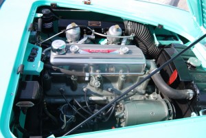 This engine belongs to a British Austin Healy.