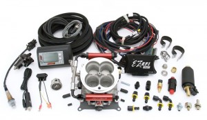 This EZ-EFI® self-tuning fuel injection system Maste Kit from FAST includes an inline fuel pump kit.