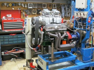 NVR Racing Engines built its room logically by placing it off of the engine assembly room, and leaving space for a workbench.