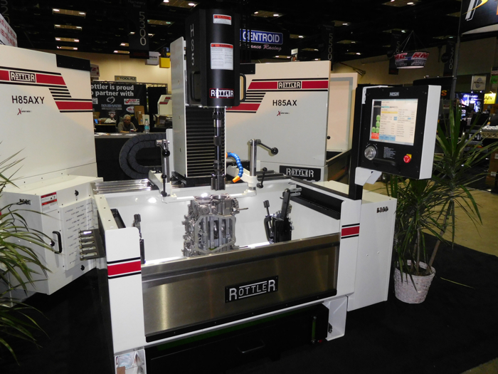 Rottler, a designer and manufacturer of engine rebuilding machinery, had several models on display at the PRI Show.