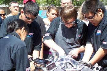 The Hot Rodders of Tomorrow Engine Challenge will conduct their first national engine build competition at SEMA 2009 