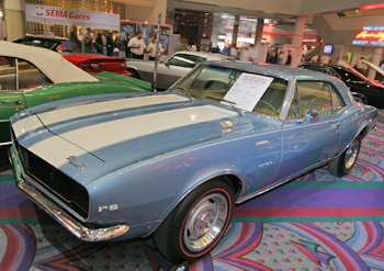 This 1967 Chevrolet Camaro R/S Z28 featured original paint and only 44,000 odometer clicks when it was displayed in the Camaro tribute section at the 2008 SEMA Show. 