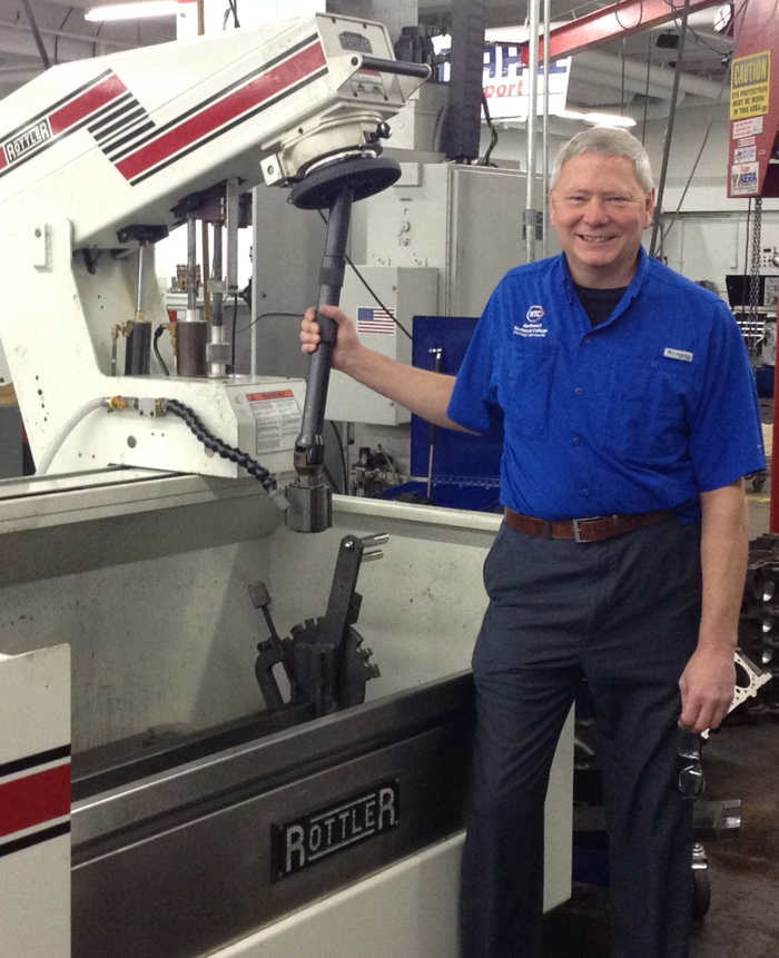 Paul Nelson leads the Auto Machining Technology Department at Northwest Technical College in Bemidji, MN.