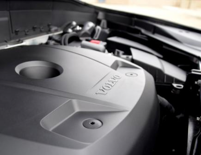 Volvo engine closeup