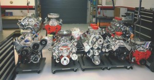 This family of Beck Racing engines is outfitted with different types of forced induction systems.