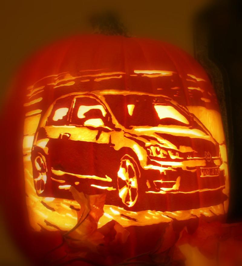 18+ Car Pumpkin Carving Ideas